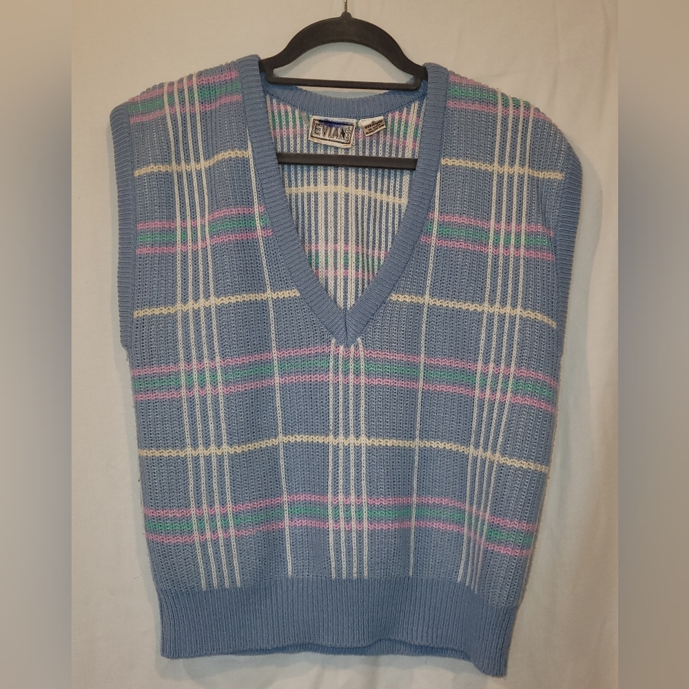 Vintage Evian LTD Sweater Veat Size M
